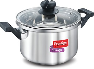 Prestige Clip-on Mini Induction Base Stainless Steel Pressure Cooker