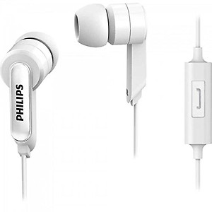Philips SHE1405WT/94 in-Ear Headphones with Mic (White) price in India.