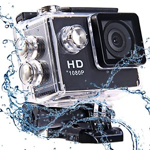Elevea { Limited Stock 12 Years Warranty ) Action Camera 1080P 12MP Sports Camera Full HD 2.0 Inch Action Cam price in India.