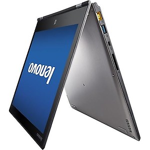 Lenovo 59394180 Yoga 2 Pro Convertible Ultrabook Tablet (Intel Core i7-4500U Processor, 8GB RAM, 256GB HDD, Windows 8.1), Silver Grey price in India.
