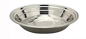 Shri Kanth Art Atta Parant Dough Maker| Dough Mixer Regular Use | Stainless Steel Heavy Parat (Color- Silver) (Size- 13.4 Inch) price in India.