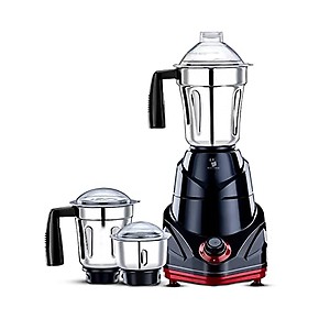 POWERTECK Black Gold 600W. 3 JAR MIXER GRINDER Stainless Steel with High performance Motor 2 Year Warranty price in India.
