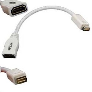 Cables Kart Mini DisplayPort to HDMI Female Adapter for Apple MacBook MacBook Pro iMac MacBook Air Mac Mini Laptop price in .