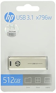 HP USB 3.1 512GB USB Flash Drive X796 price in India.