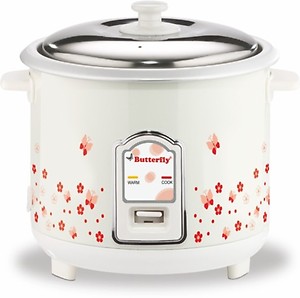 Butterfly Blossom Electric Rice Cooker  (1.8 L, White) price in India.