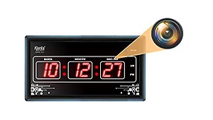 FREDI HD PLUS Spy Wall Clock 1080p HD Audio Video Recording Watch Live 24 Hours Surveillance Indoor Security Camera for Home 64GB Supported (iWFCAM APP) price in India.