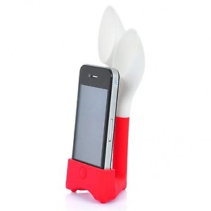 Geekgoodies Rabbit Silicone Horn Stand Speaker for Apple iPhone price in India.