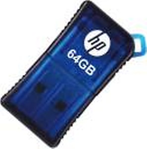 HP V165w 64 GB Pen Drive  (Blue) price in India.