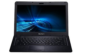 Reach Quanto RCN-025 Laptop (Intel Braswell Celeron N3050 Dual Core 1.6 Ghz/LPDDR3 4GB/500 GB SATA HDD/14"/DOS) (Black) price in India.