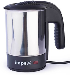 Impex STEAMER-500C Stainless Steel Electric Kettle (0.5 Litre,1000 Watts,Silver) price in India.