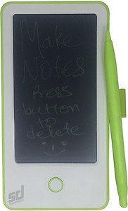 Smiledrive Digital Paperless LCD Writing Notepad with Stylus Ultra Compact 5” E-Writer LCD Writing Pad Tablet Paperless Memo Portable Digital Notepad-Free Stylus for Writing & Drawing 3 x 5 inch Graphics Tablet  (Green, Connectivity - Wireless) price in India.