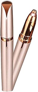 Painless touch Electric Eyebrow Trimmer Facial Hair Remover (Rose Gold) price in India.