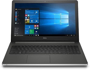 Dell Inspiron 5559 15.6-inch Laptop (Intel Core i5-6200U/8 GB/1 TB/Win 10/AMD Radeon R5 M335 4GB DDR3/without bag), Silver price in India.