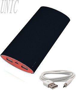 Unic 15000 mAh Power Bank (UN65-B, Shake & Charge Dual USB Powerbank Portable Charger Black) price in India.