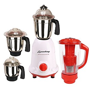 Speedway 600 Watts MG16-630 4 Jars Mixer Grinder Direct Factory Outlet price in India.