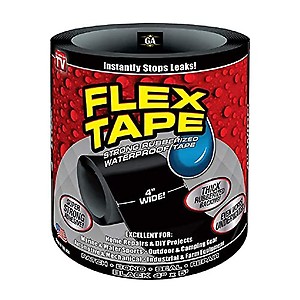 Generic Waterproof Flex Seal Flex Tape Super Strong Adhesive Sealant Tape for Any Surface, Stops Leaks (Black) price in India.