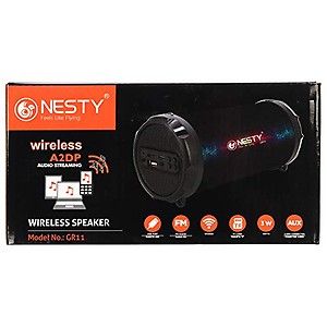 nesty Bluetooth Speaker for Mobile Phones and Other Bluetooth Enabled Devices (Black) price in India.