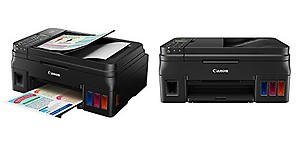 Canon Pixma G4000 Inkjet Printer (Black) price in India.