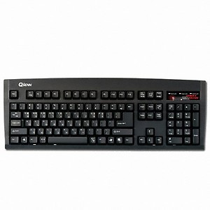 QSENN SEM-DT35 Black Gaming Keyboard in EN/KR version PS/2 price in India.