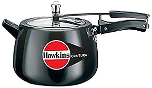 Hawkins Contura Hard Anodised Aluminium Pressure Cooker, 98 Ounce