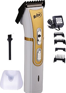 Brite BHT 609 Trimmer with Charging Dock for Men (White) price in India.