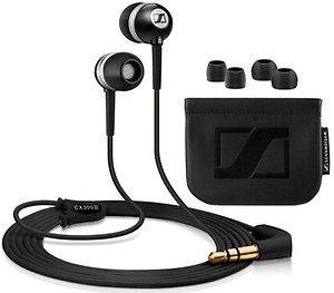Sennheiser CX 300s - Black Wired Headset  (Black, In the Ear) price in .