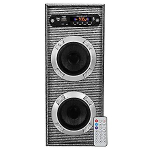 Classic Gold Mt2-118 Single Tower Speaker System (Black) with Bluetooth,USB, Aux, FM, MMC price in India.