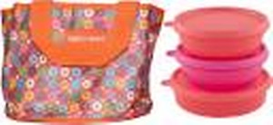 Tupperware Girls Day Out Lunch - Plastic, 300 Ml, Pink price in India.