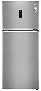 LG 398 L 3 Star Frost-Free Smart Inverter Wi-Fi Double Door Refrigerator (GL-T422VPZX, Shiny Steel, Convertible with Door Cooling+, Gross Volume- 423 L) price in India.