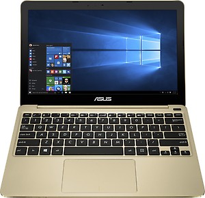 ASUS Eeebook Atom Quad Core Z3735F - (2 GB/32 GB HDD/32 GB EMMC Storage/Windows 10 Home) X205TA Laptop  (11.6 inch, Gold, 1 kg) price in India.