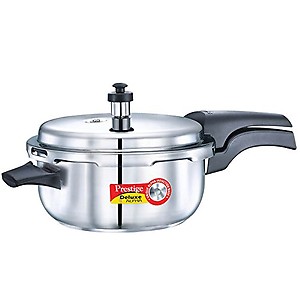 Prestige Deluxe-Alpha Base 3 Ltr Stainless Steel Outer Lid Pressure Cooker price in India.