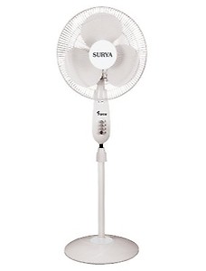 Surya Force 400mm Pedestal Fan (White) price in India.