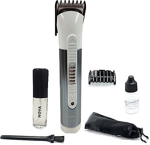 Nova NHT-1014 Trimmer For Men (Silver) price in India.