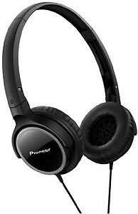 PIONEER Fully Enclosed Dynamic Headphones SE-MJ512-K (Black) price in India.