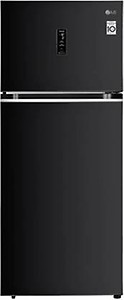 LG 380 L 3 Star Frost-Free Smart Inverter Wi-Fi Double Door Refrigerator (GL-T412VESX, Ebony Sheen, Convertible & Door Cooling+, Gross Volume- 408 L) price in India.