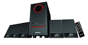 Philips SPA 3500F 5.1 Speaker System (35W) - Black(suitable for small rooms) price in India.