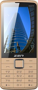 zen Grand 101 Dual SIM Feature Phone ( Golden ) price in India.
