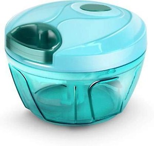 Dream World Dori Plastic Chopper 4 Blades for Kitchen Green/Grey/Blue Color use Anytime Without Electricity (Color as per availibility) price in India.