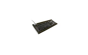 TVS-e Gold Bharat Wired Mechanical Keyboard with Long Hua Blue Switches with Full 104 Keys Layout (Connectivity - USB) (Black) price in India.