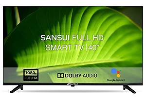 Sansui 102cm (40 inches) Full HD Certified Android LED TV JSW40ASFHD (Midnight Black) (2021 Model) With Voice Search S price in India.