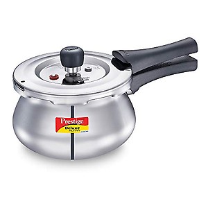 Prestige Svachh, 20266, 2 L, Alpha Baby Handi, With Deep Lid For Spillage Control, Stainless Steel, Silver, Outer Lid, 2 Liter price in India.