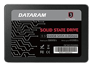 DATARAM 240GB 2.5" SSD Drive Solid State Drive Compatible with SUPERMICRO C7Z270-CG-M price in India.