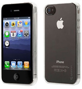 Imported Crystal Clear Transparent Hard Back Case Cover For apple iphone 4 4S price in India.