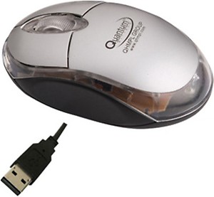 QUANTUM QHM222 Wired Optical Mouse  (USB 2.0, Black) price in India.