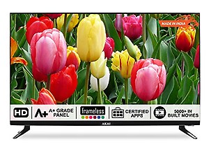 Akai 80 cm (32 inch) HD Ready LED Smart Android TV with Dolby Audio (2021 model) price in India.