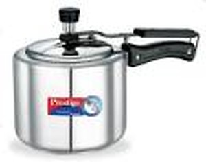 Prestige Nakshatra SS Plus 5 L Induction Bottom Pressure Cooker  (Stainless Steel) price in India.