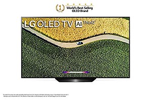 LG 164 cm (65 Inches) Smart 4K Ultra HD OLED TV OLED65B9PTA (Black, 2019 Model) price in India.