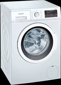 SIEMENS 7 kg 5 Star Fully Automatic Front Load Washing Machine (iQ300, WM12J16WIN, Wave Drum, White) price in India.