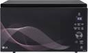 LG 32 L Charcoal Convection Healthy Heart Microwave Oven (MJEN326UH, Black Line Pattern, Neo Chef Design)