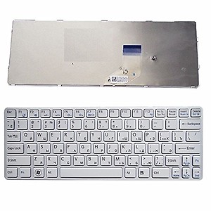SellZone Laptop Keyboard Compatible for Sony SVE11 (White) price in India.